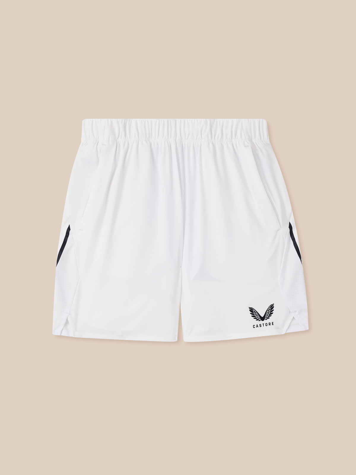 Men’s Apex 6" Shorts w/ Inner Brief - White - White