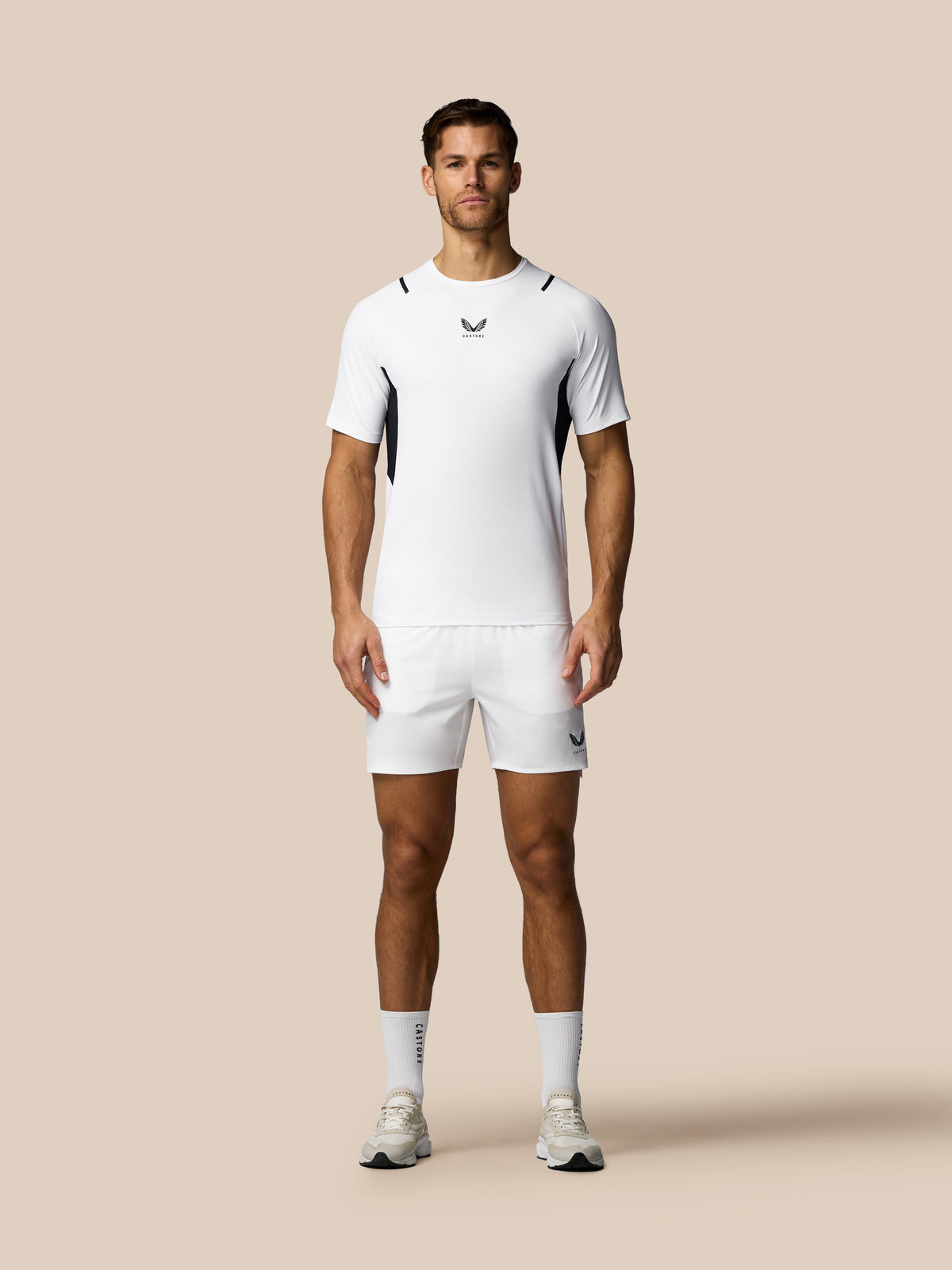 Men’s Apex 6" Shorts w/ Inner Brief - White - White