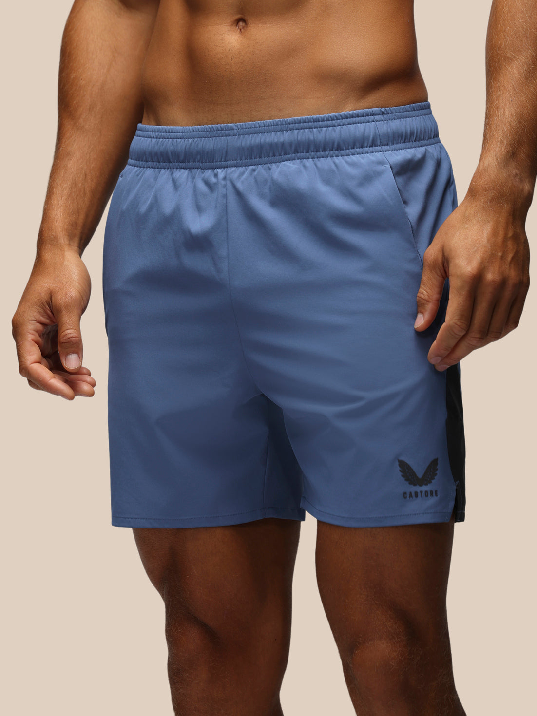 Men’s Apex 6" Shorts w/ Inner Brief - Blue - Moonlight Blue