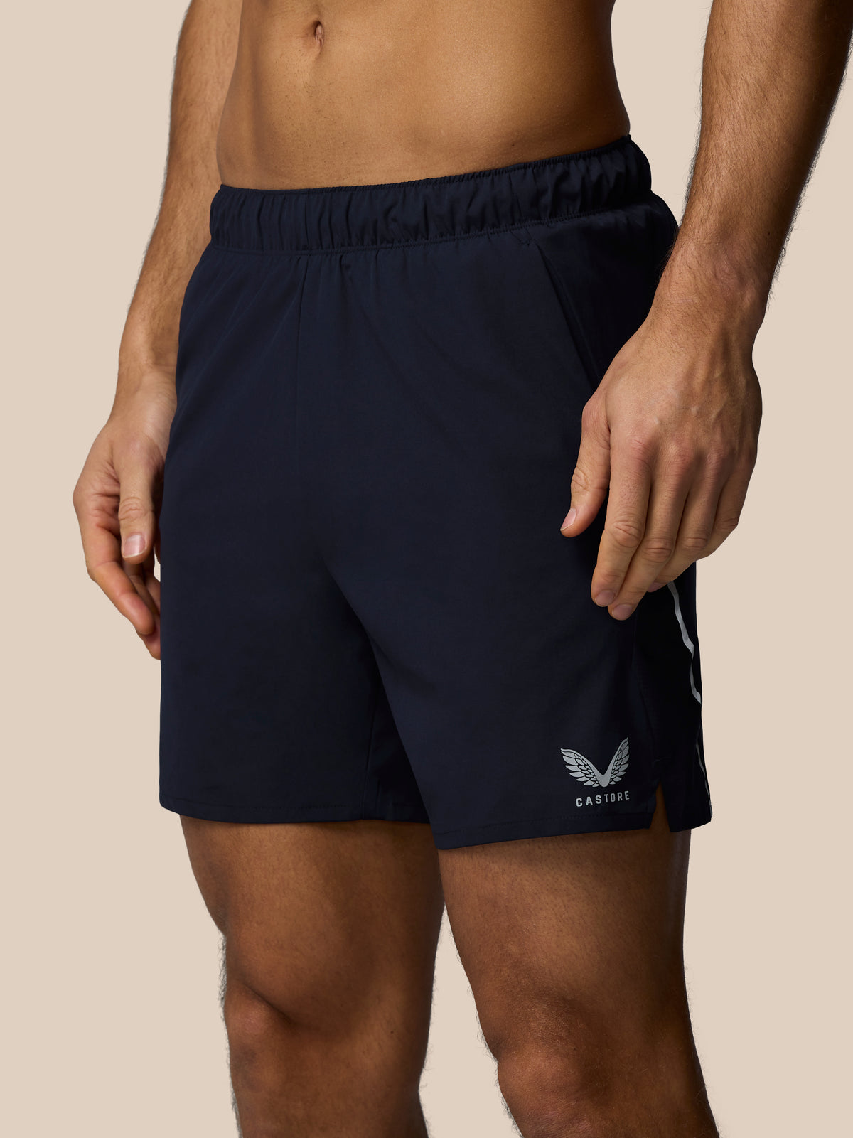 Men’s Apex 6" Shorts w/ Inner Brief - Navy - Navy