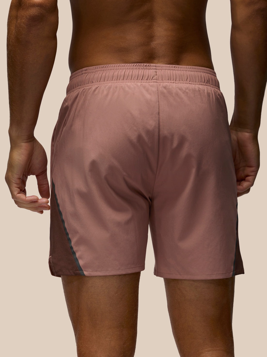 Men's Apex 6" Shorts W/ Inner Brief - Beige - Beige