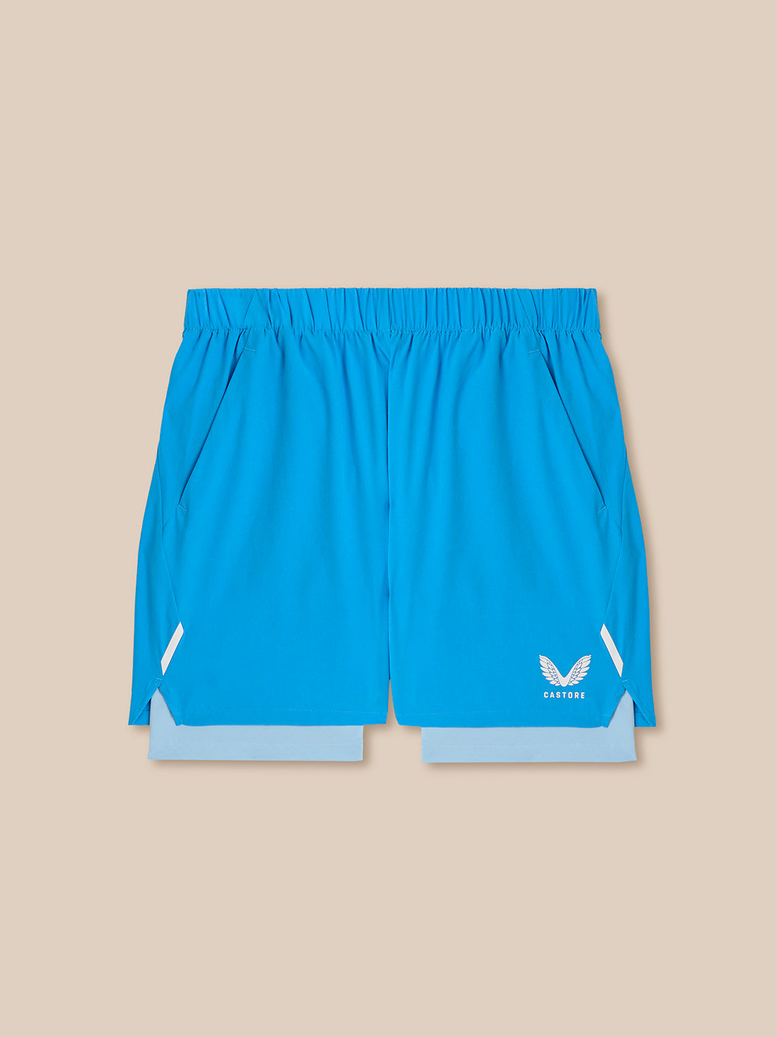 Men’s Apex 2-in-1 Woven Shorts - Blue - Blue