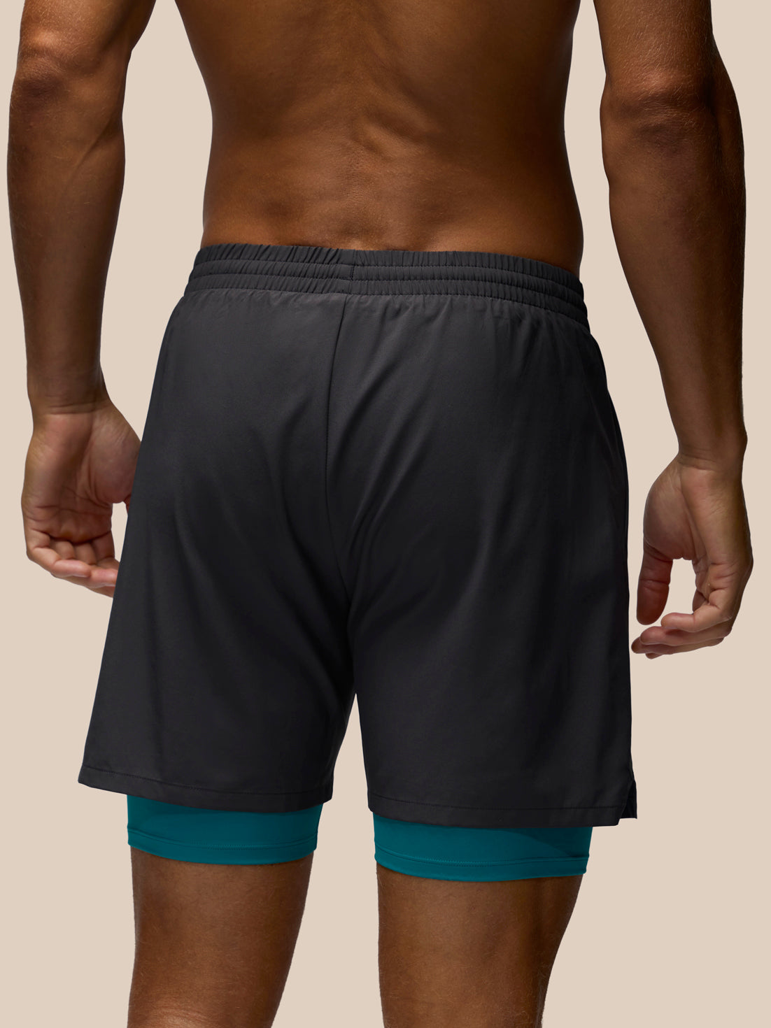 Pantalones cortos tejidos Apex 2-In-1 de hombre – Gunmetal - Gunmetal