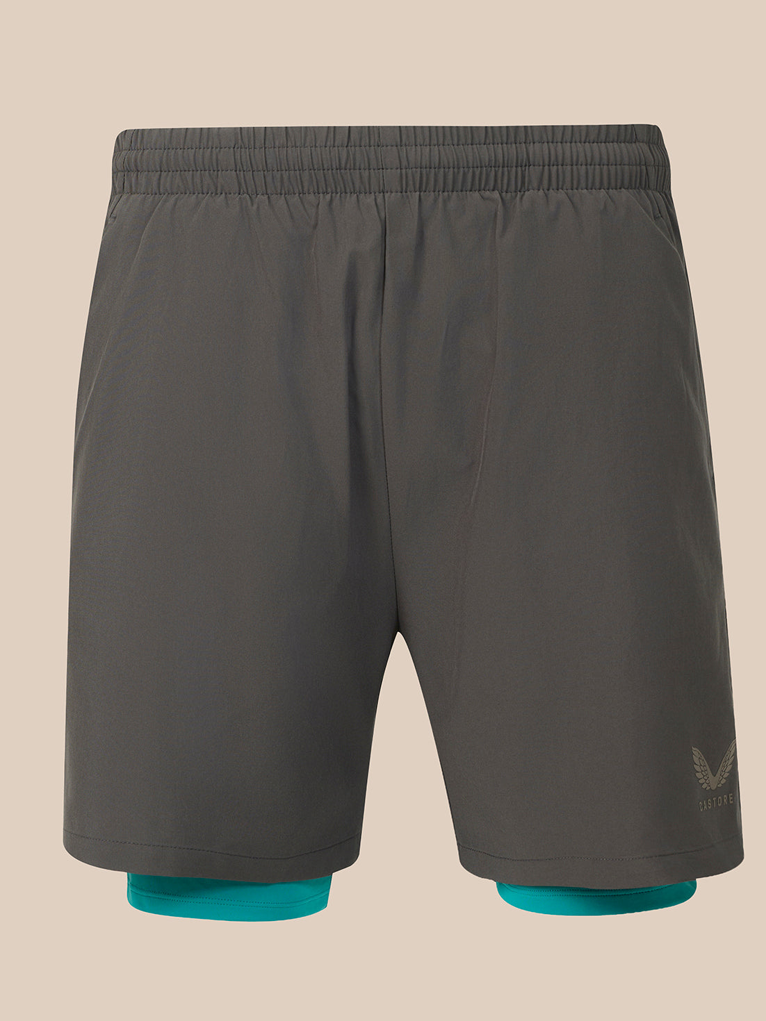 Pantalones cortos tejidos Apex 2-In-1 de hombre – Gunmetal - Gunmetal