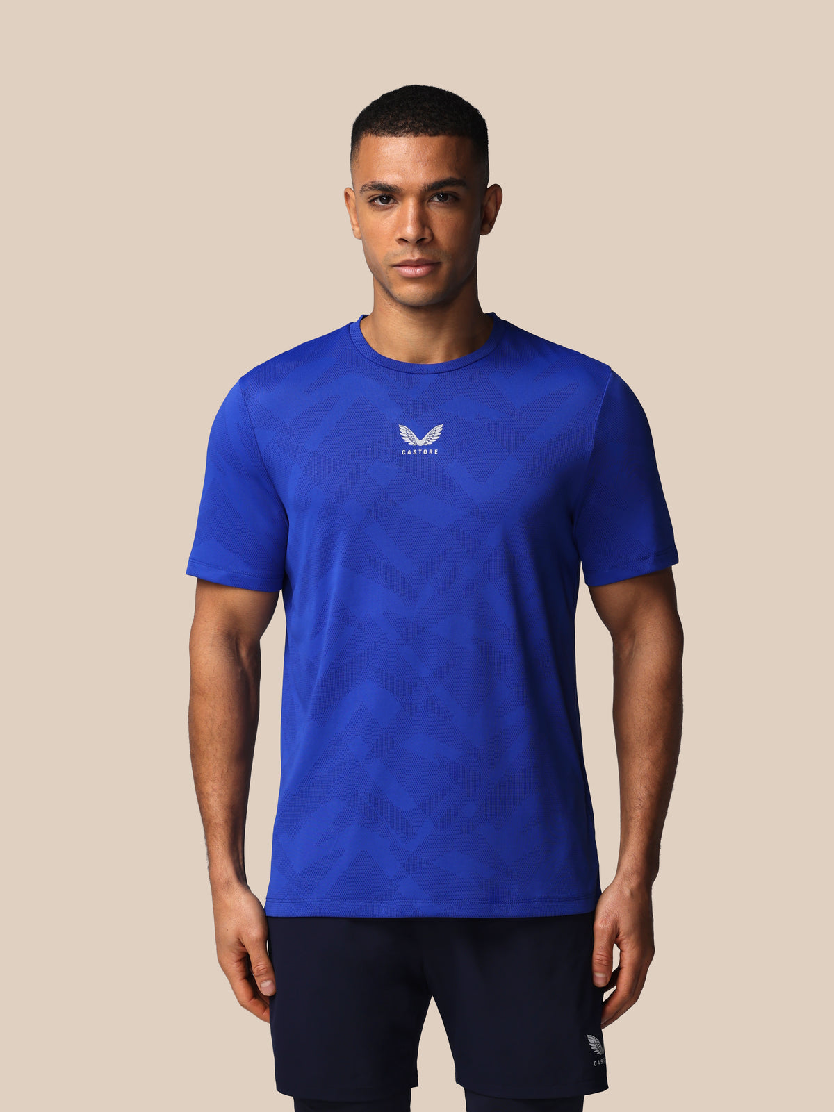 Heren Apex Engineered T-shirt met korte mouw – blauw - Blauw
