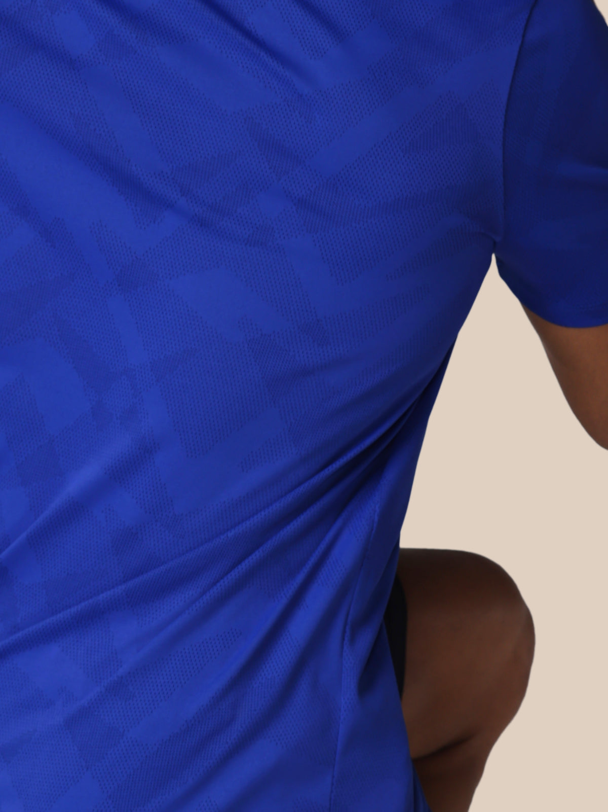 Heren Apex Engineered T-shirt met korte mouw – blauw - Blauw
