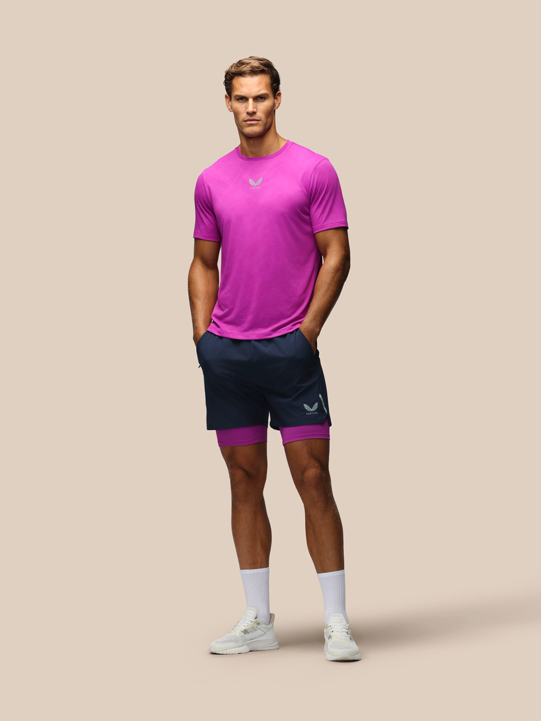 Heren Apex Engineered t-shirt met korte mouw – ultraviolet - Ultra Violet