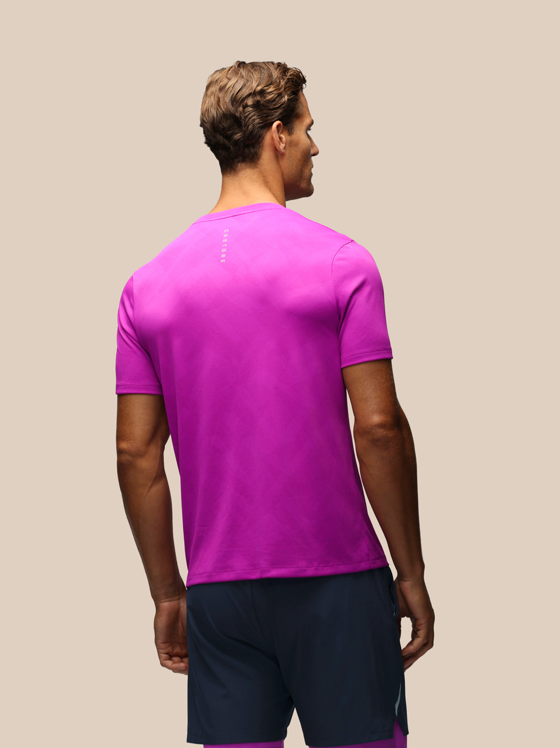 Heren Apex Engineered t-shirt met korte mouw – ultraviolet - Ultra Violet