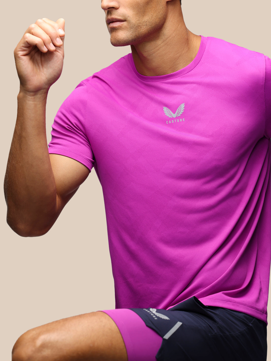 Heren Apex Engineered t-shirt met korte mouw – ultraviolet - Ultra Violet