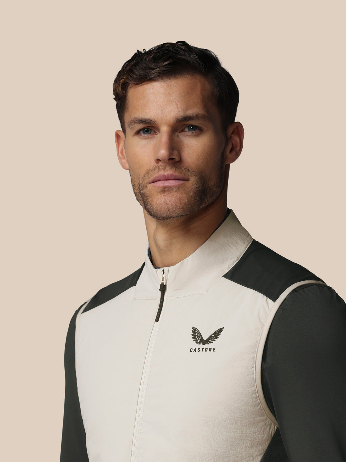 Heren Golf LVS Hybrid Bodywarmer – Crème - Crème