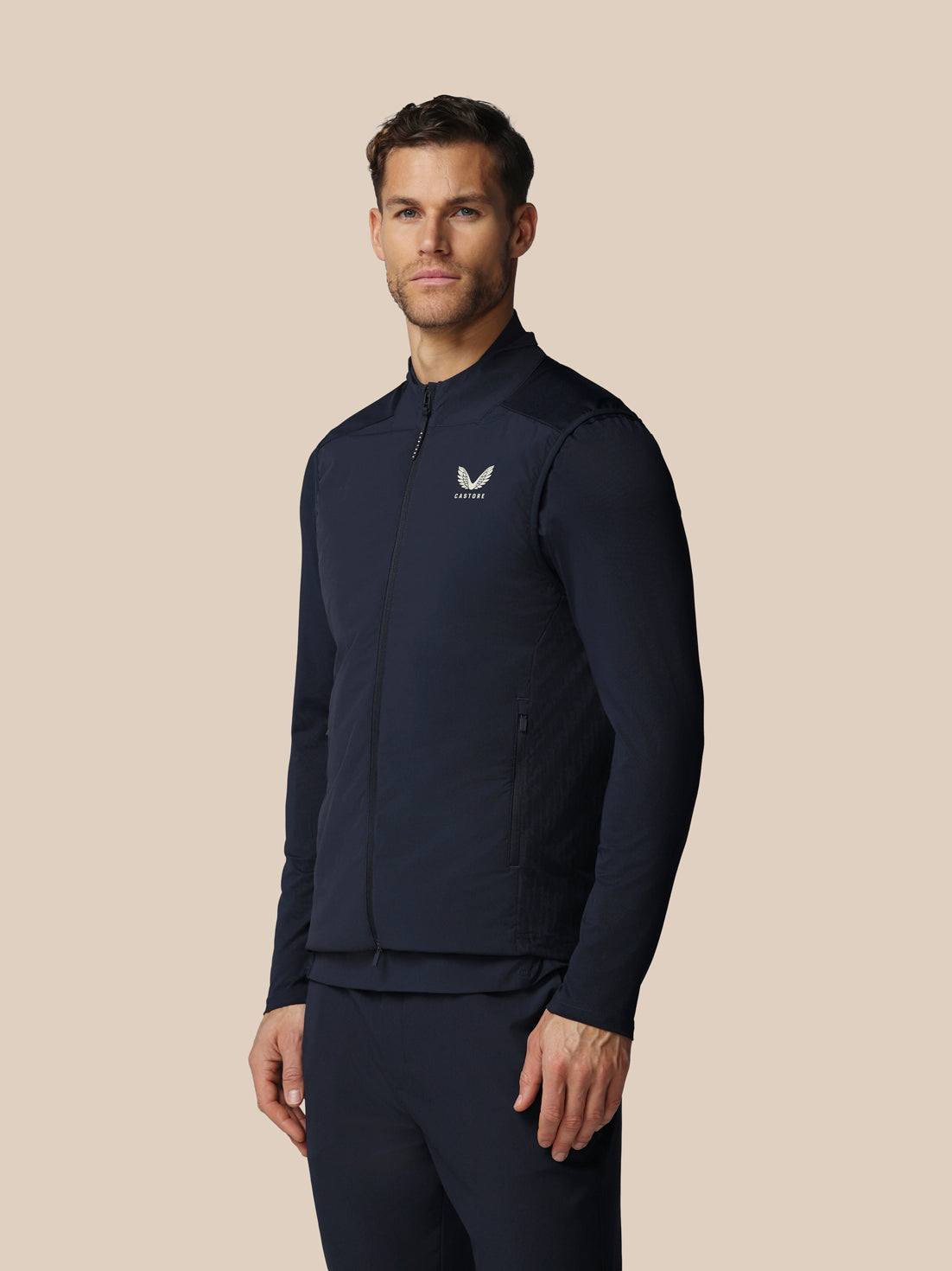 Herren Golf LVS Hybrid Weste – Marineblau - Marineblau