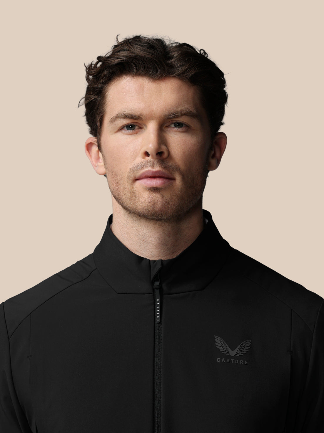 Chaqueta tejida de golf LVS de hombre – Negro - Negro