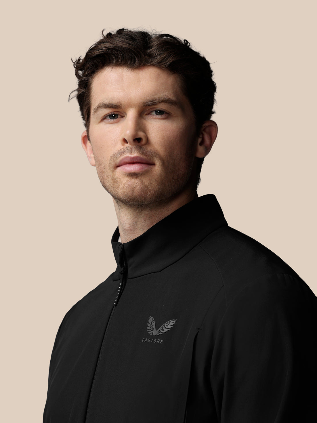 Chaqueta tejida de golf LVS de hombre – Negro - Negro