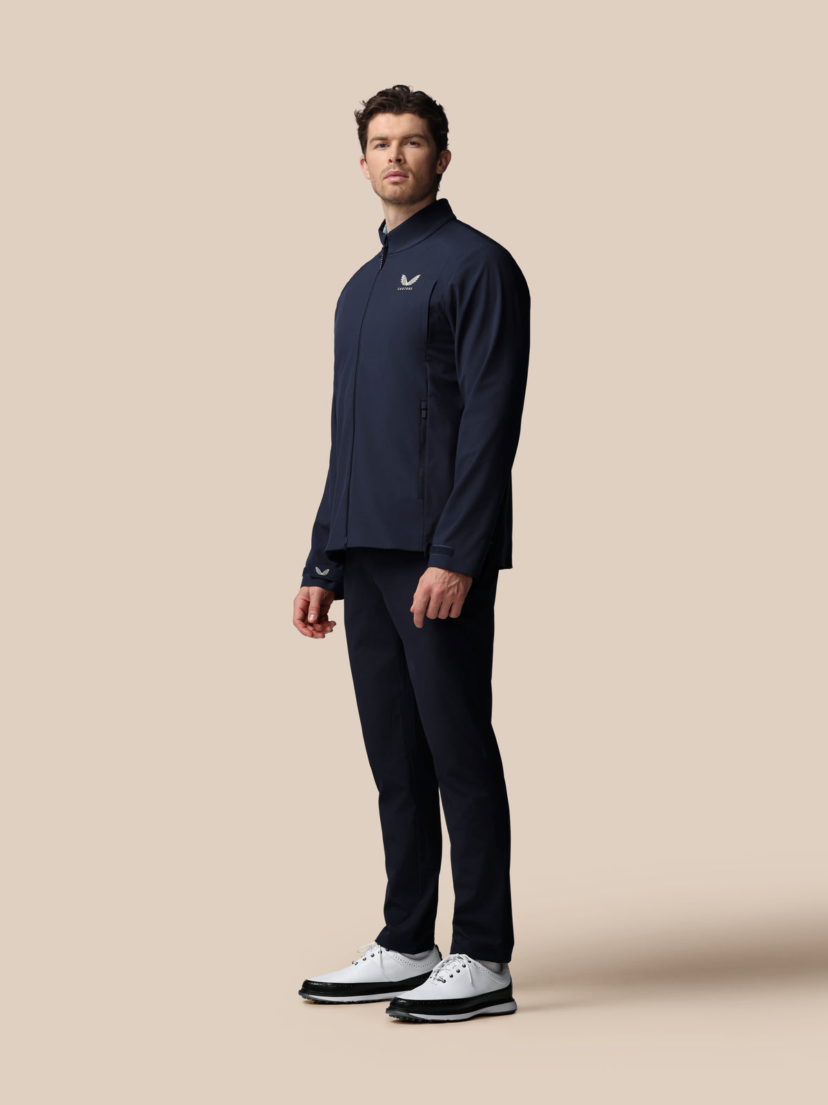 Herren Golf LVS WebJacke – Marineblau - Marineblau