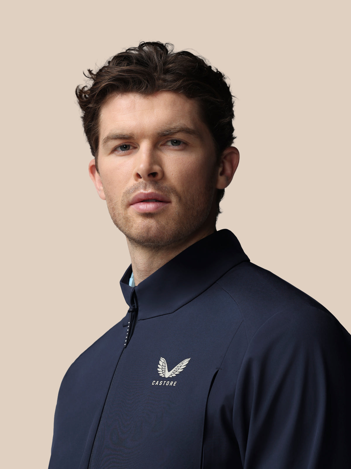 Herren Golf LVS WebJacke – Marineblau - Marineblau