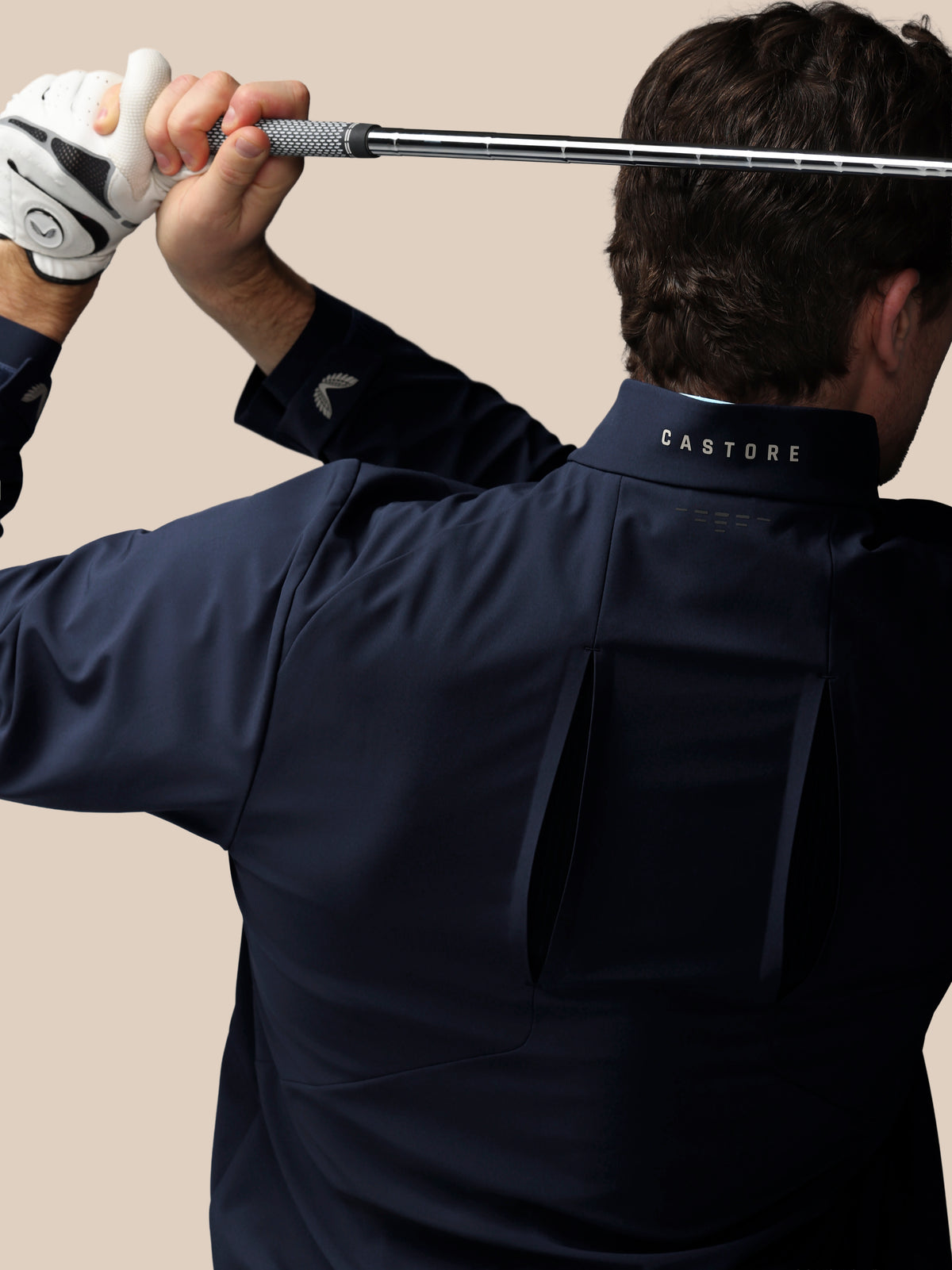 Herren Golf LVS WebJacke – Marineblau - Marineblau