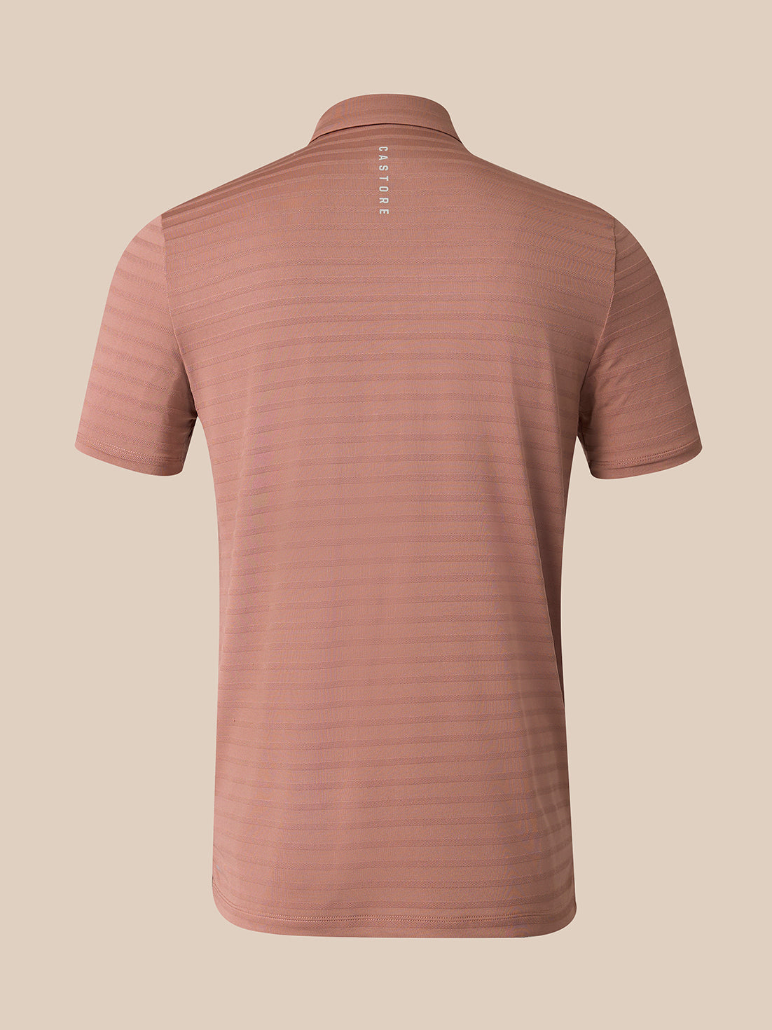 Heren Golf poloshirt met korte mouw – beige - Beige