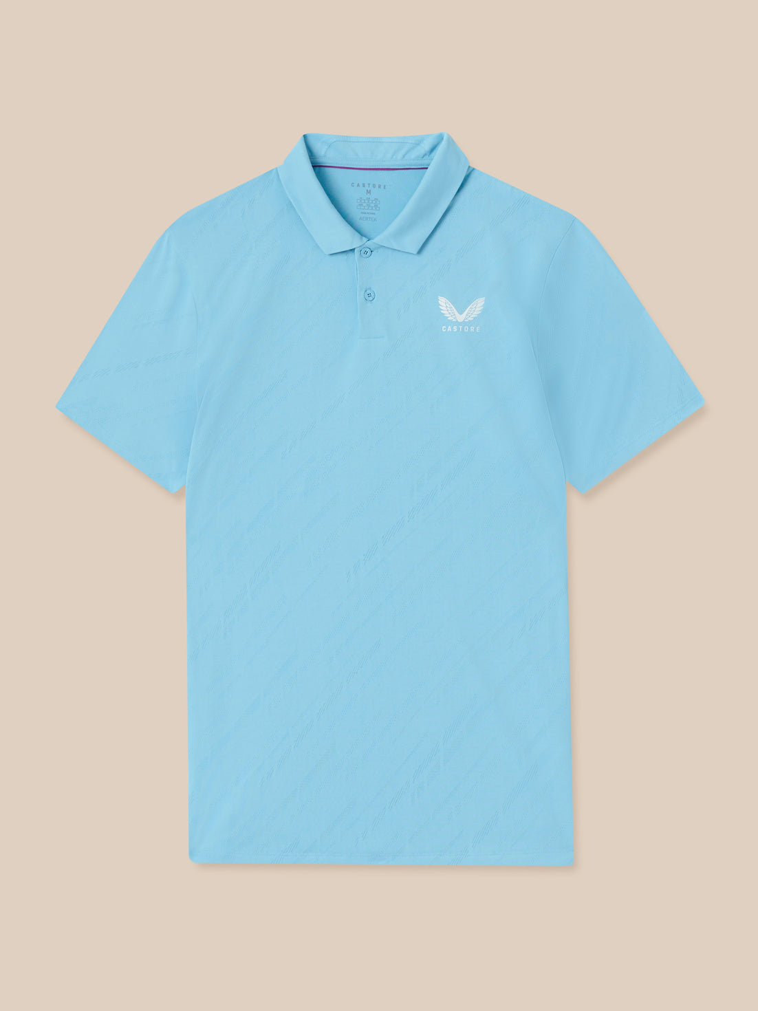 Men’s Golf LVS Engineered Knit Short Sleeve Polo Top - Blue - Blue