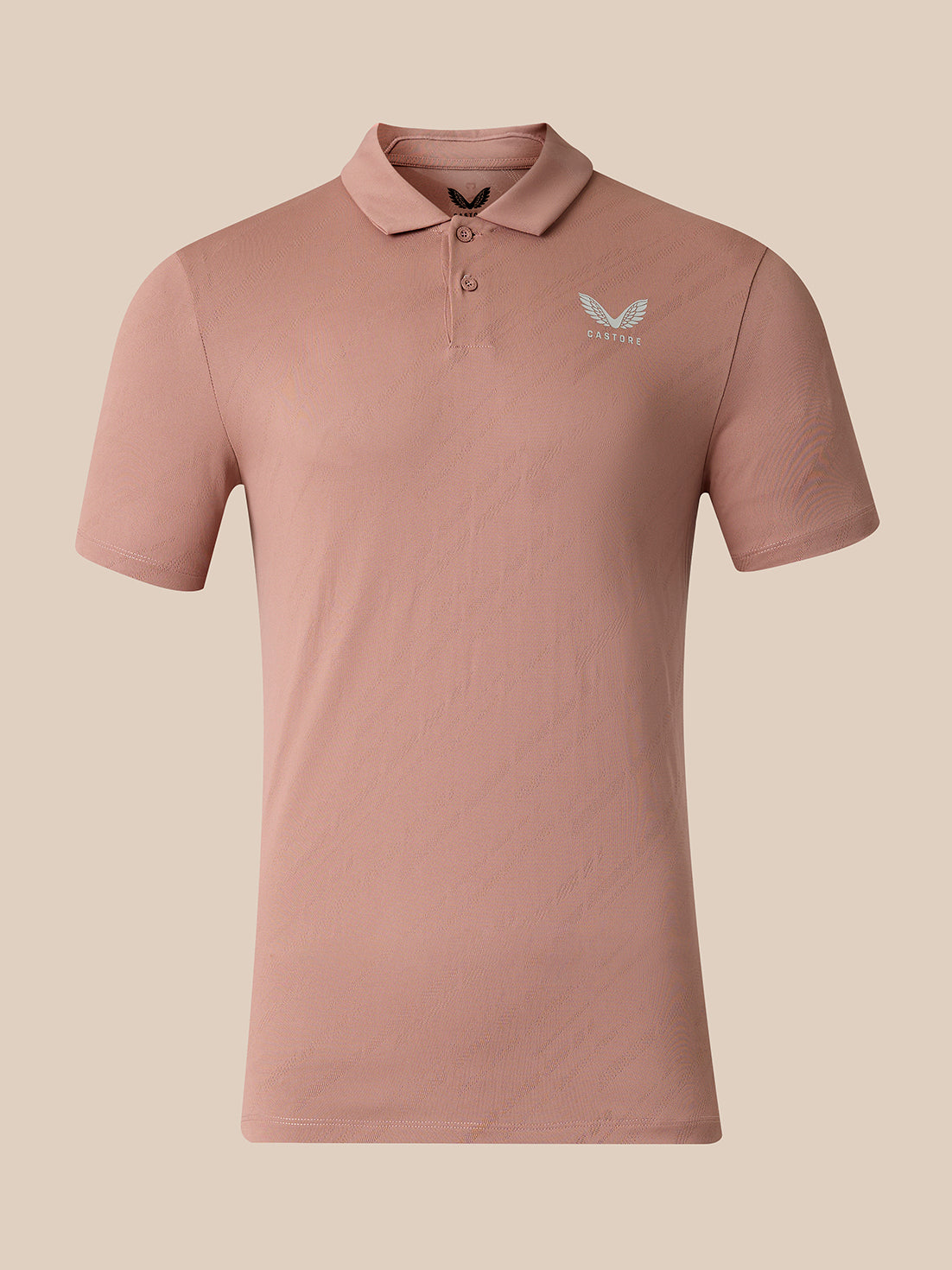 Men's Golf LVS Short Sleeve Polo Shirt - Beige - Beige