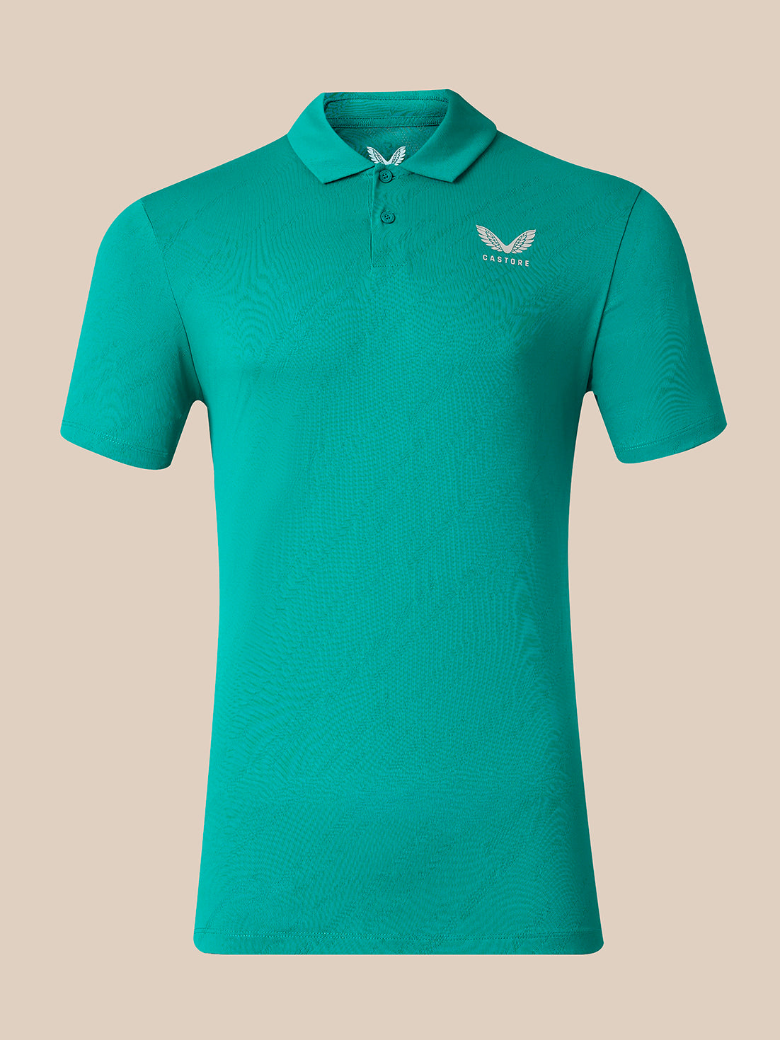 Men's Golf LVS Short Sleeve Polo Shirt - Green - Teal