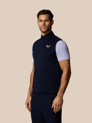 Men’s Golf Flex Half Zip Gilet - Navy