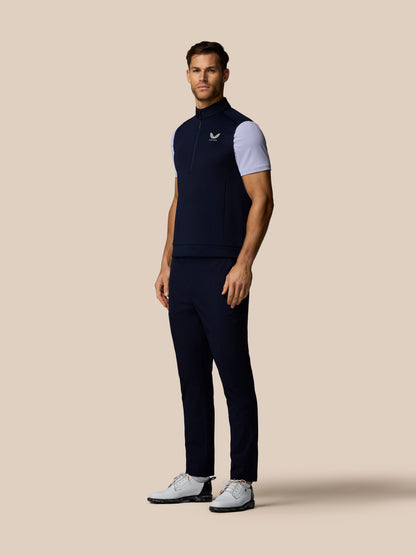 Men’s Golf Flex Half Zip Gilet - Navy