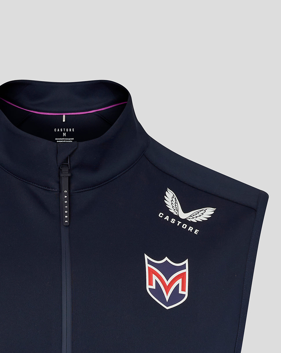 Majesticks Golf Club Men's Flex 1/2 Zip Gilet - Navy - Navy
