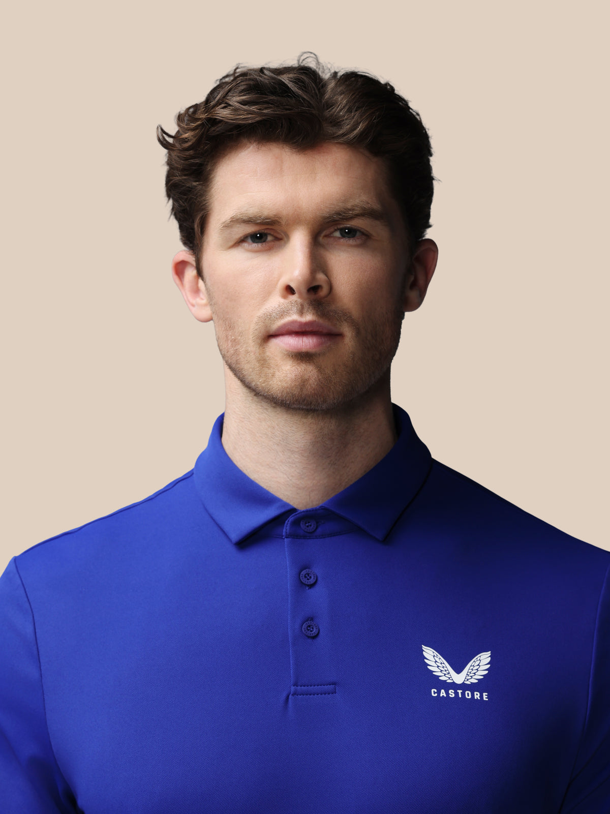 Men’s Golf Essential Short Sleeve Polo Top - Blue - Blue