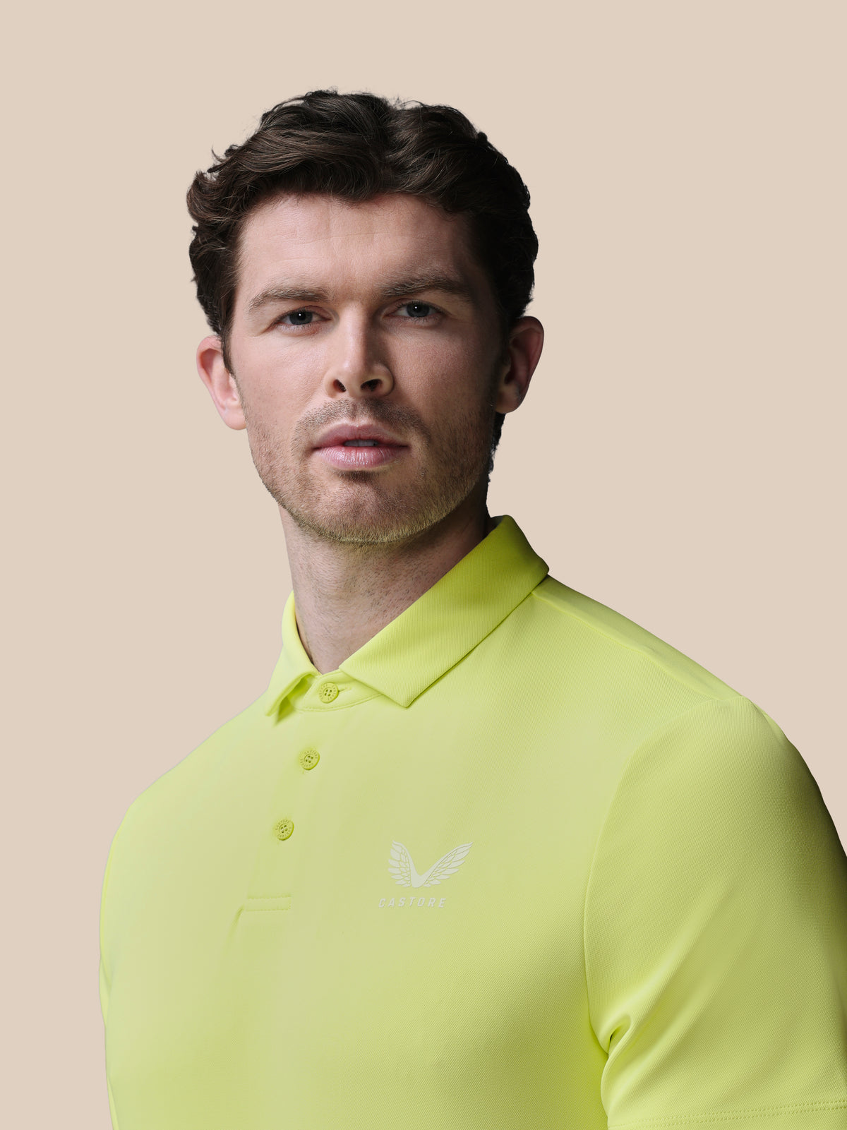 Herren Golf Essential Kurzarm-Poloshirt – Limette - Sunny Lime