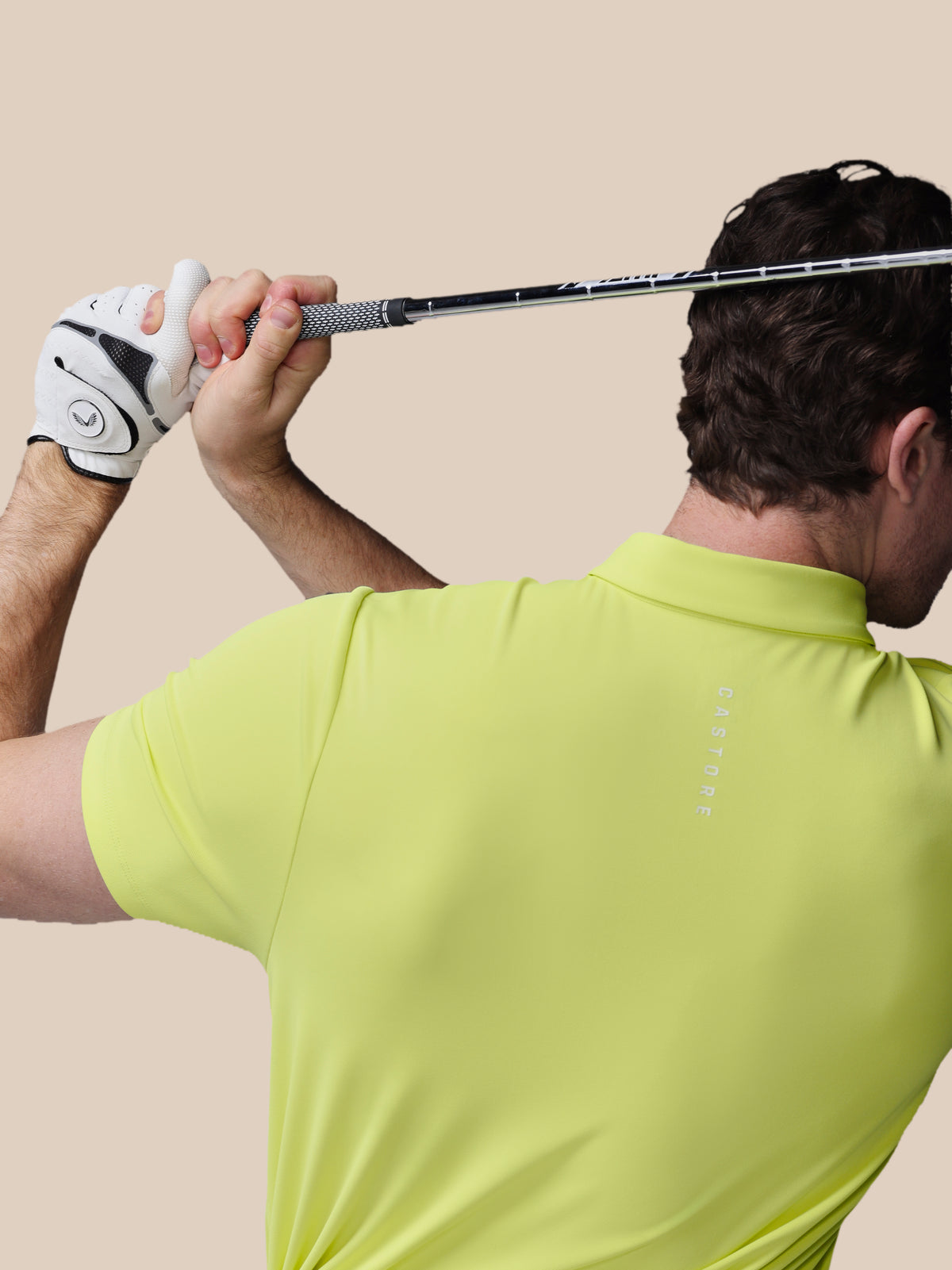 Herren Golf Essential Kurzarm-Poloshirt – Limette - Sunny Lime