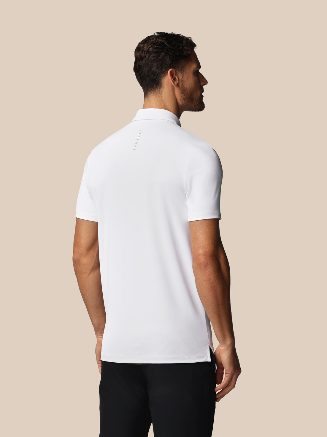 Men’s Golf Essential Short Sleeve Polo Top - White - White