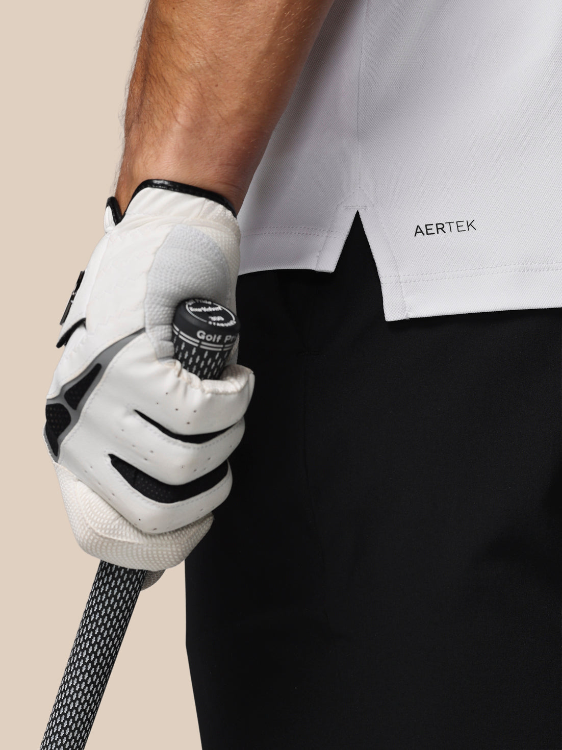 Men’s Golf Essential Short Sleeve Polo Top - White - White