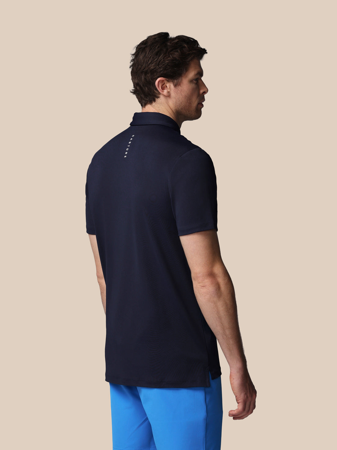 Men’s Golf Essential Short Sleeve Polo Top - Navy - Navy