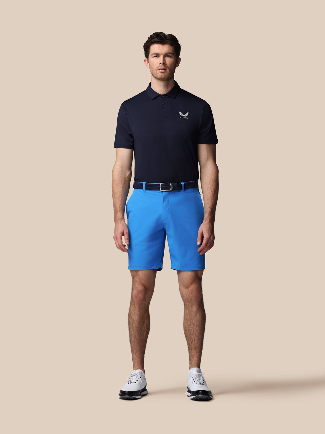 Men’s Golf Essential Short Sleeve Polo Top - Navy - Navy