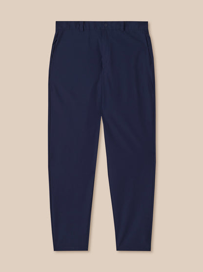Navy blue pants on a beige background
