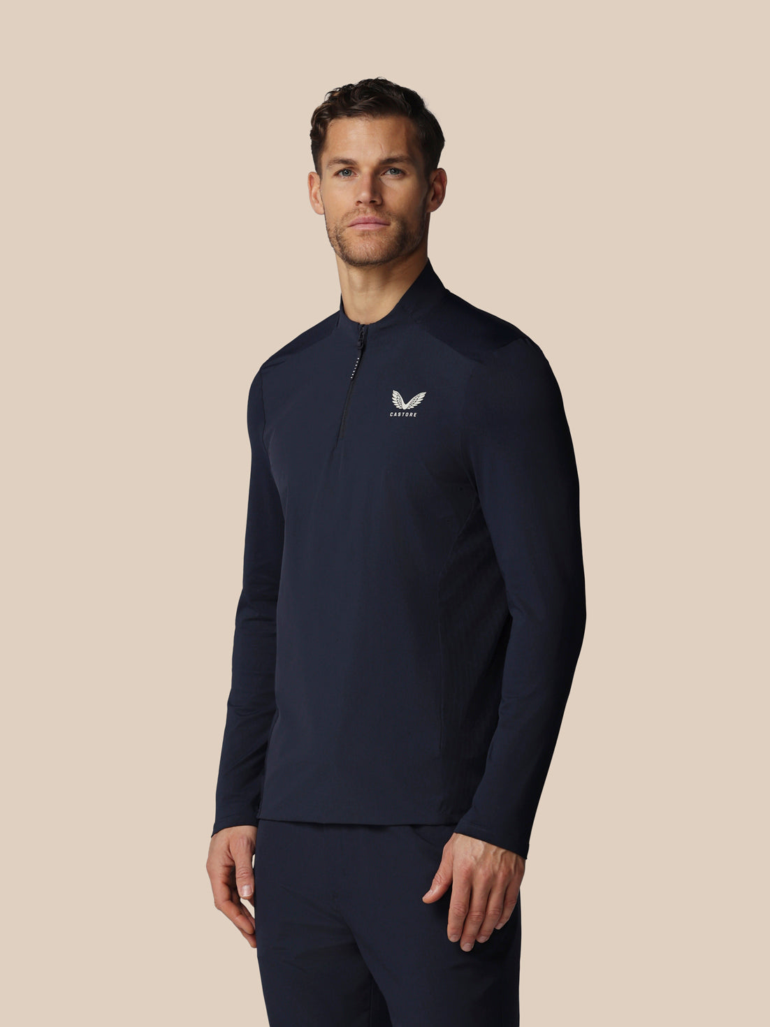 Men’s Golf LVS Quarter Zip Long Sleeve Top - Navy - Navy