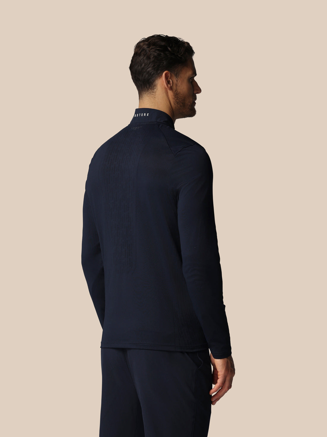 Men’s Golf LVS Quarter Zip Long Sleeve Top - Navy - Navy