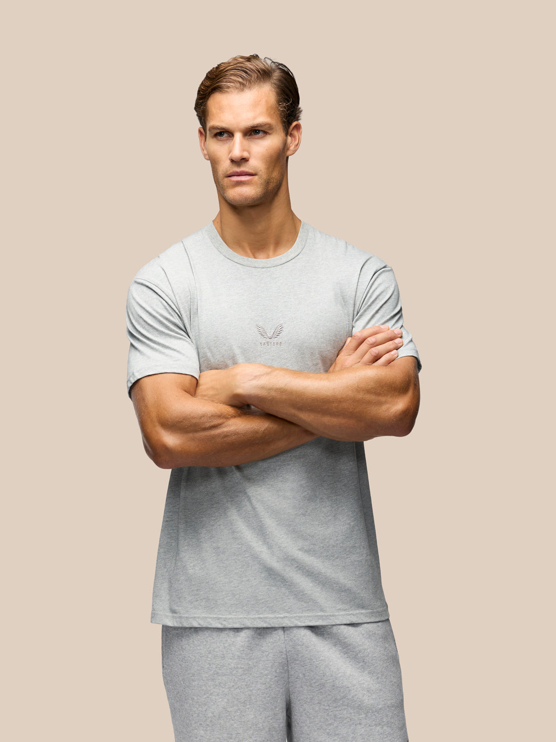 Men's Adapt Loose Fit Short Sleeve T-Shirt - Grey - Light Grey