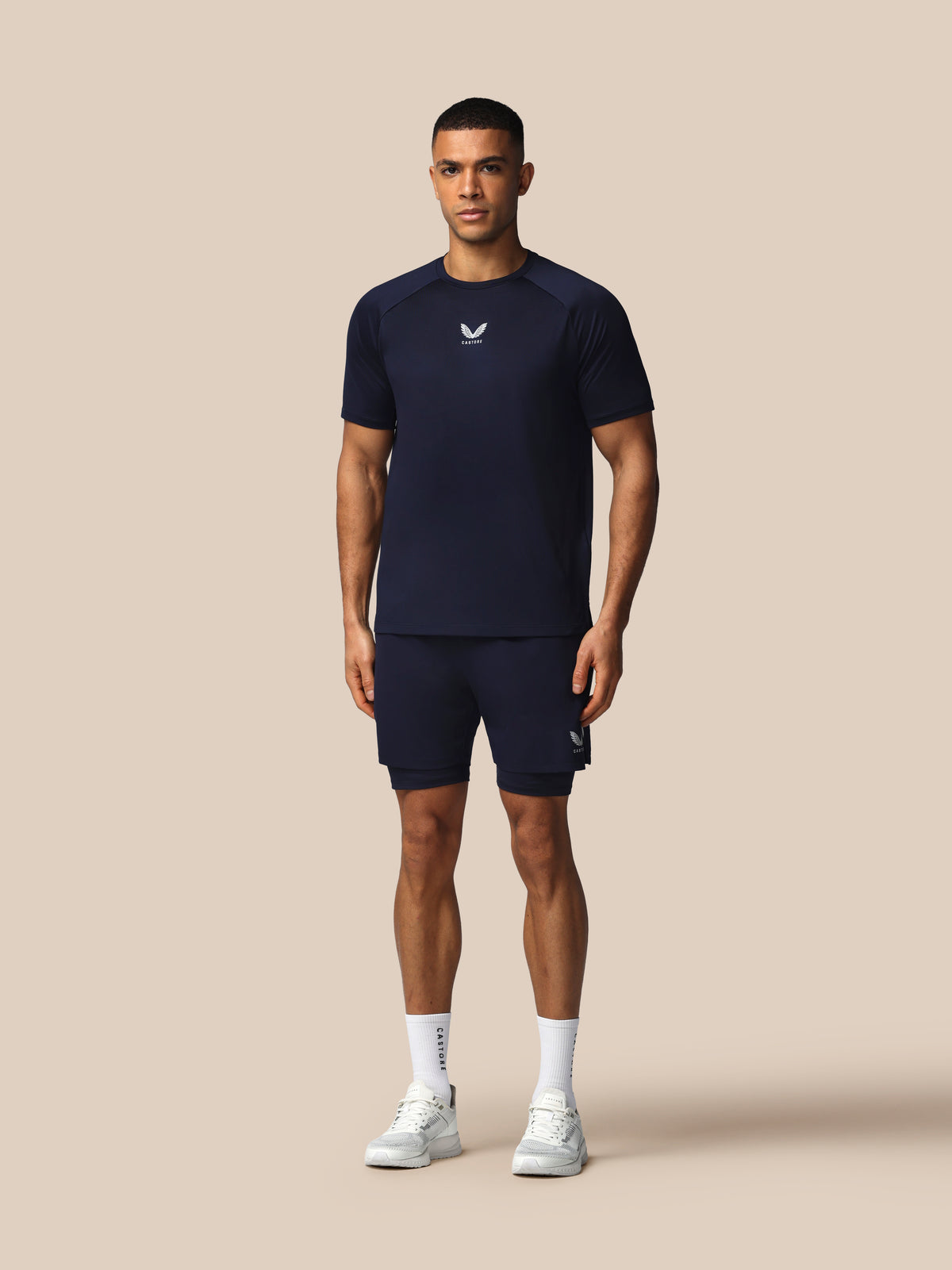 Men’s Apex Tennis Short Sleeve T-Shirt - Navy - Navy