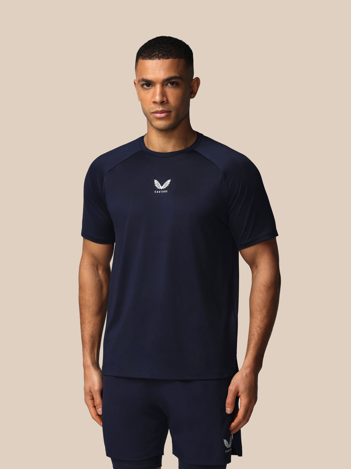 Men’s Apex Tennis Short Sleeve T-Shirt - Navy - Navy