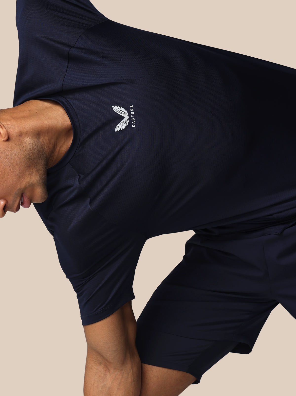 Men’s Apex Tennis Short Sleeve T-Shirt - Navy - Navy