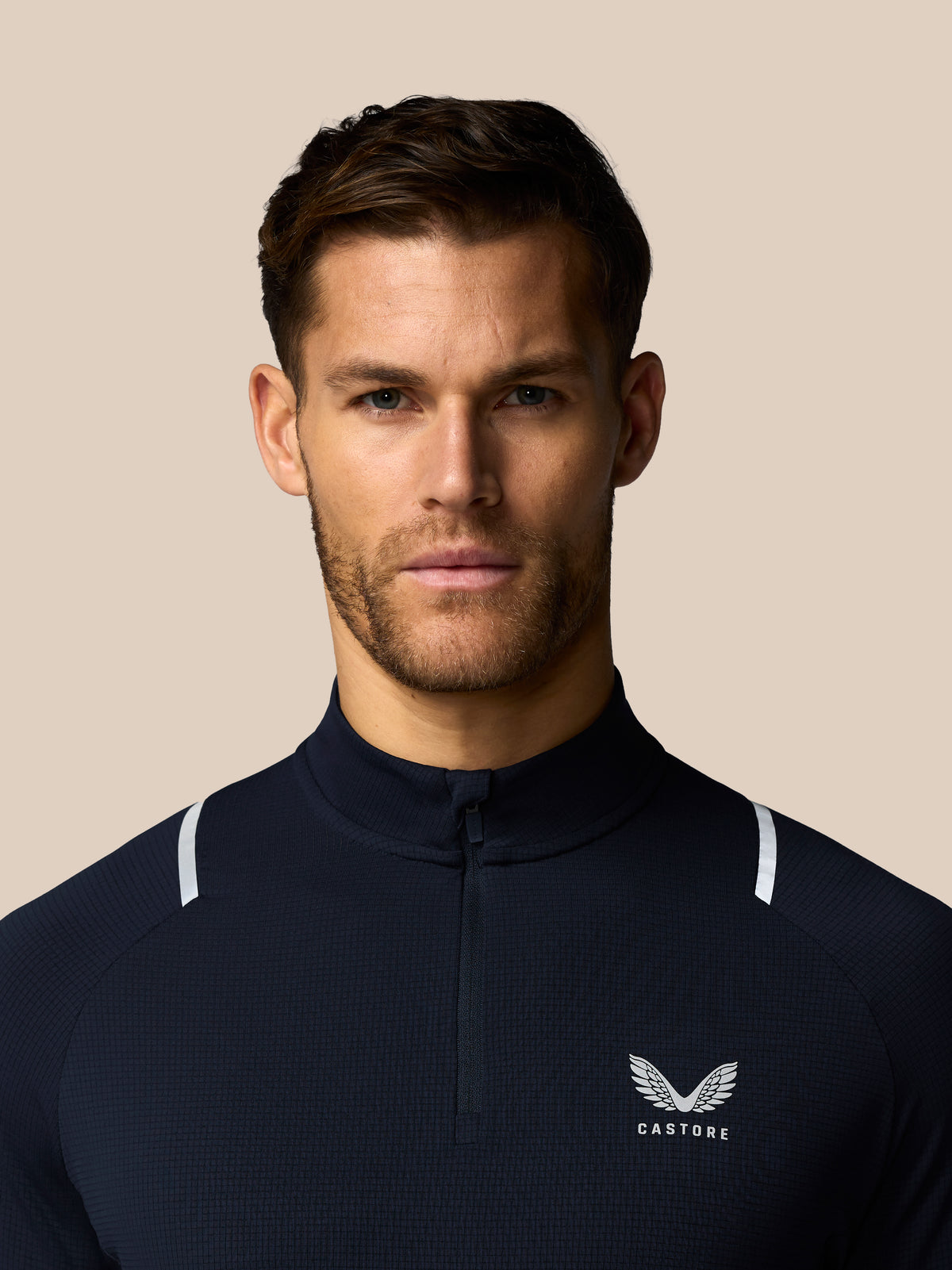 Heren Apex training 1/4 zip top – marineblauw - Marineblauw