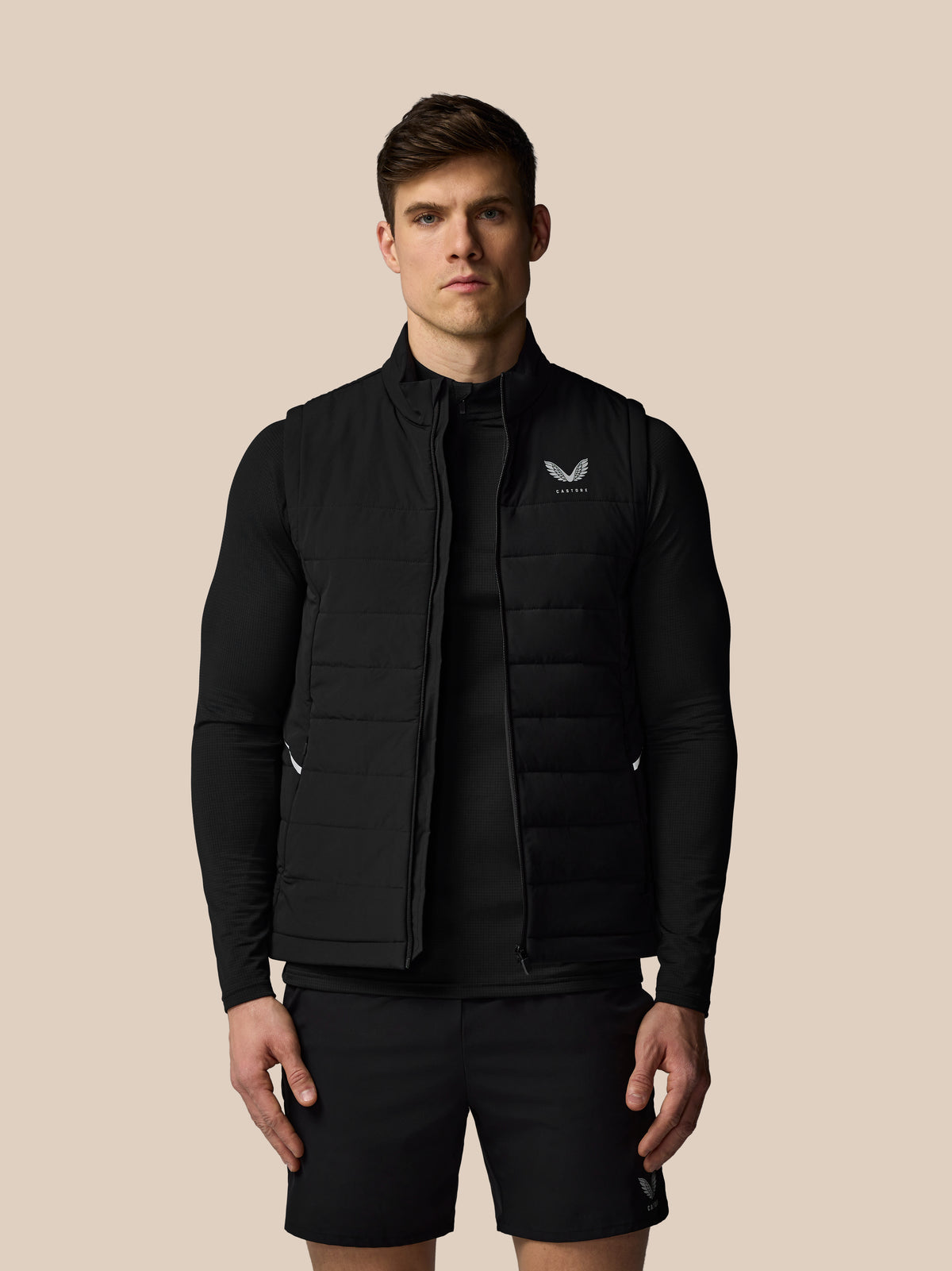 Herren Apex Training Weste – Schwarz - Schwarz