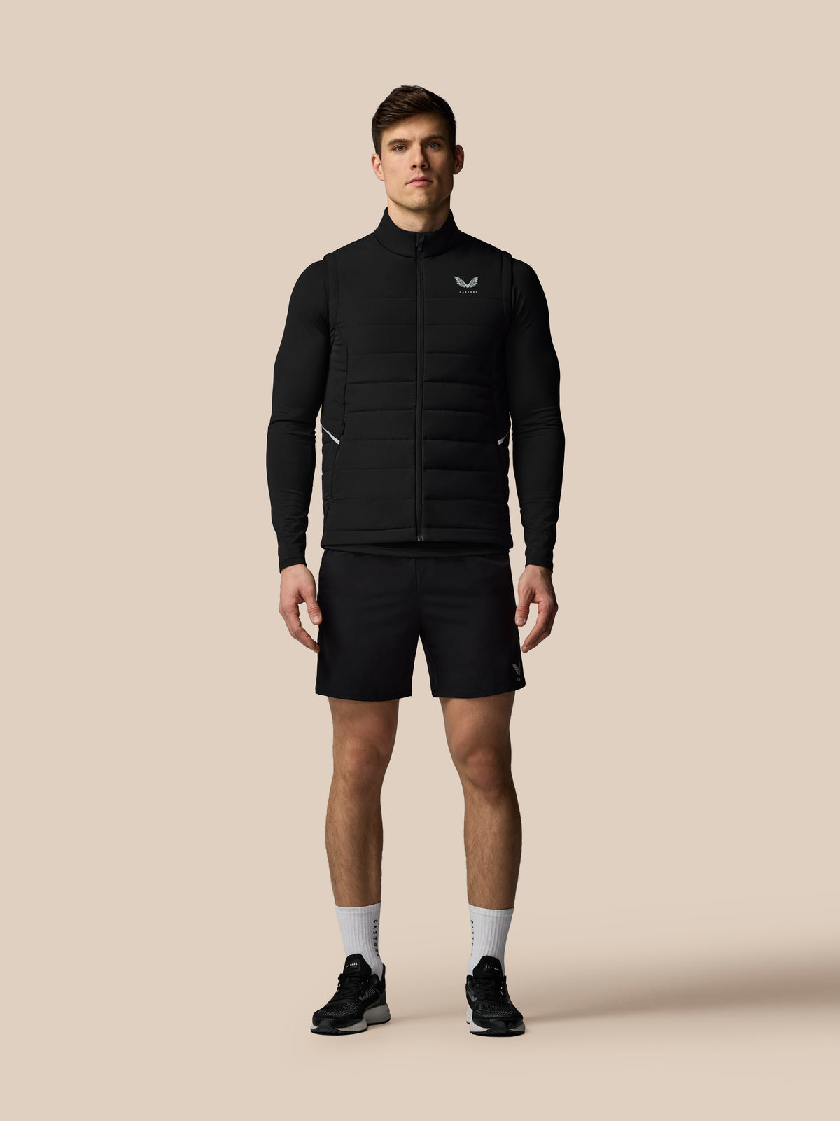 Herren Apex Training Weste – Schwarz - Schwarz