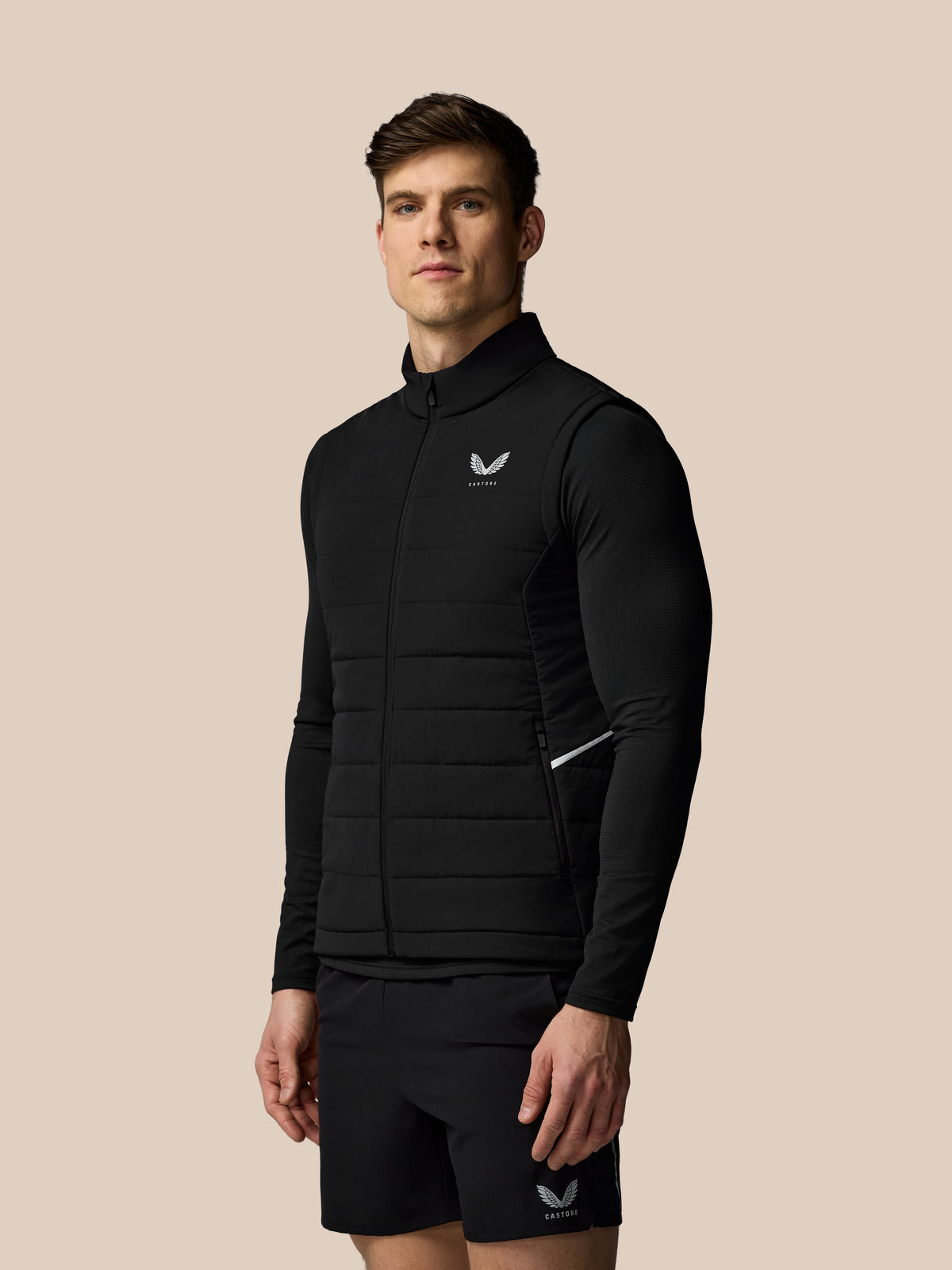 Herren Apex Training Weste – Schwarz - Schwarz