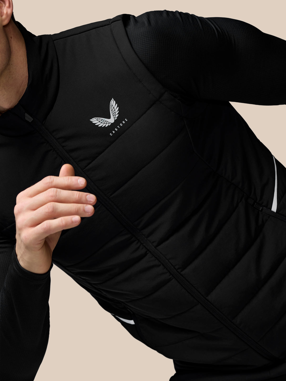 Herren Apex Training Weste – Schwarz - Schwarz