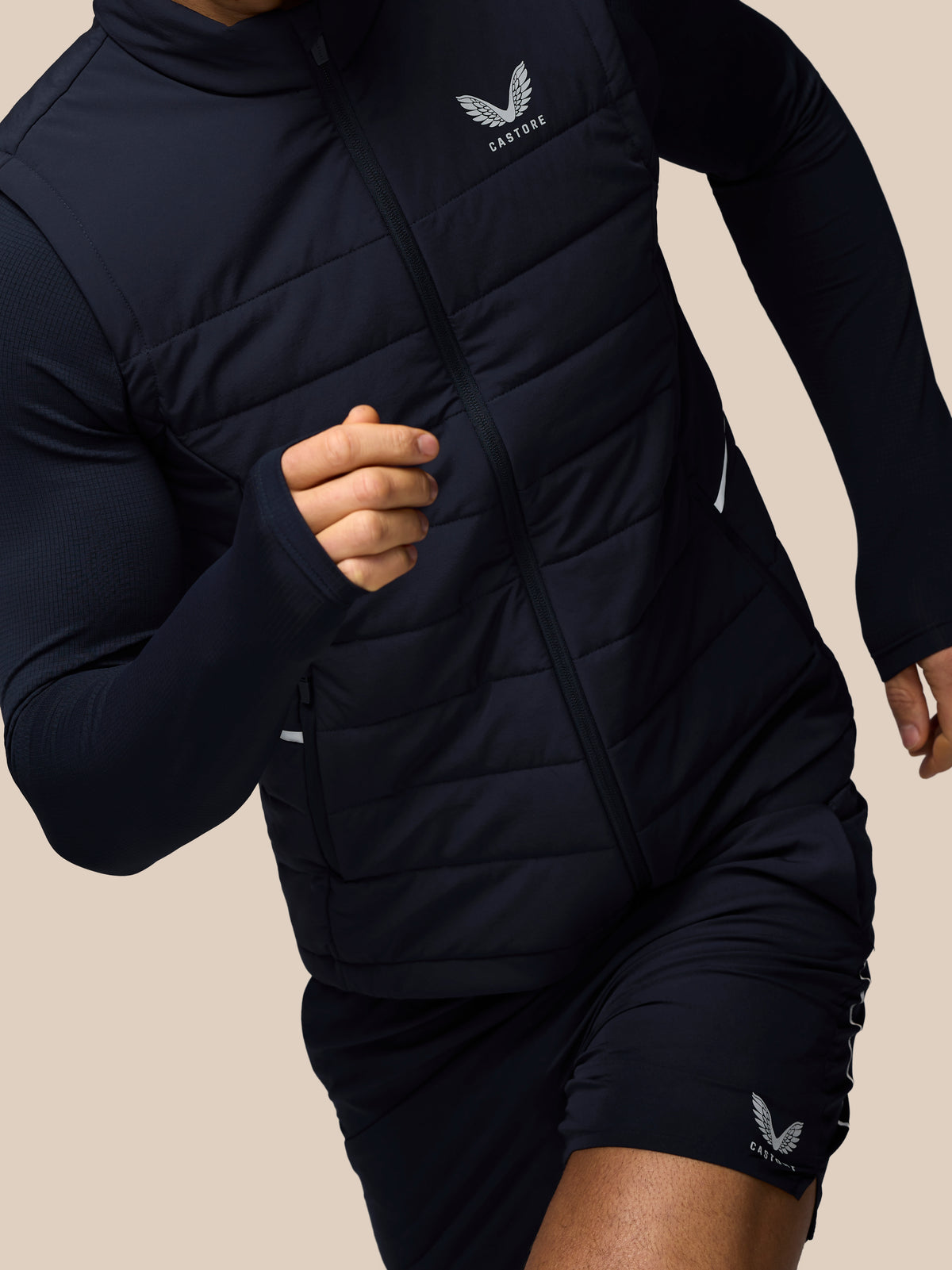 Herren Apex Training Weste – Marineblau - Marineblau