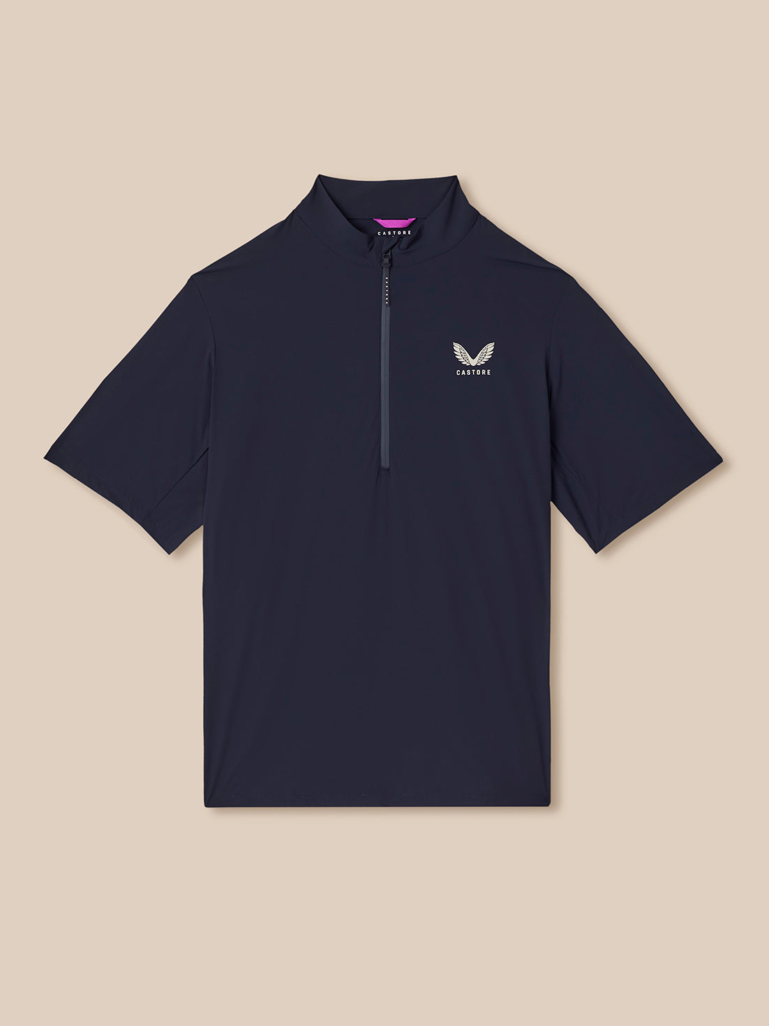 Heren golf Movement top met korte mouw – marineblauw - Marineblauw