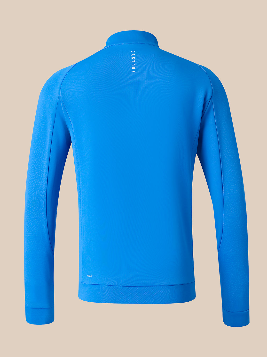 Camiseta de manga larga con cremallera de un cuarto para hombre Flex de golf - Azul - Nebulas Blue