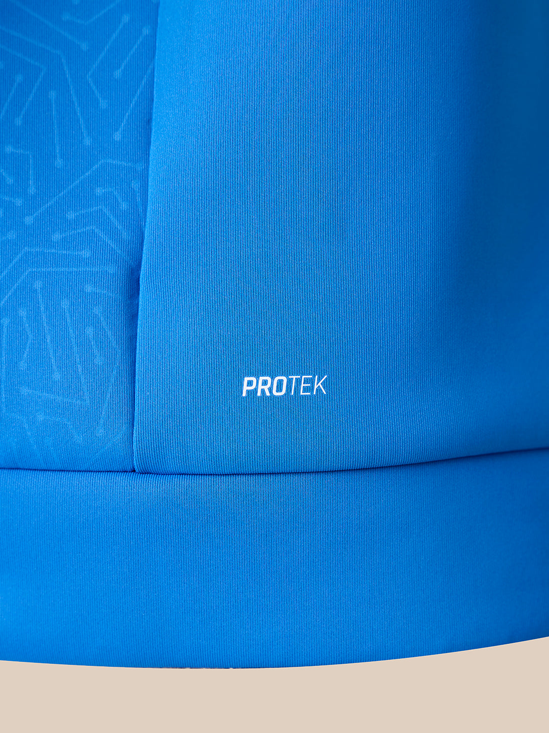Camiseta de manga larga con cremallera de un cuarto para hombre Flex de golf - Azul - Nebulas Blue